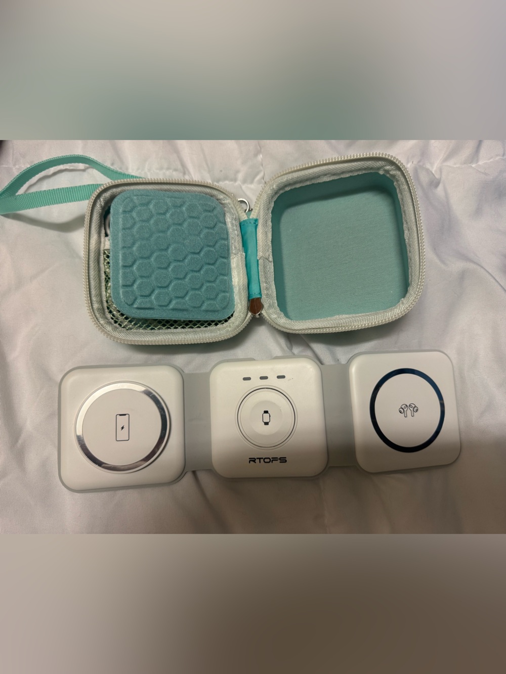 Source Unknown Mint Green Portable Charger with Case
